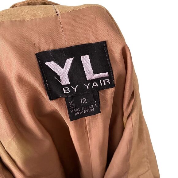 YL by Yair Brown/Tan Trouser Pants in Size 12 Made in USA - Picture 4 of 11